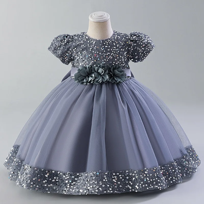 Vestido de lentejuelas para niña – Princesa de tul esponjoso - imagen 5