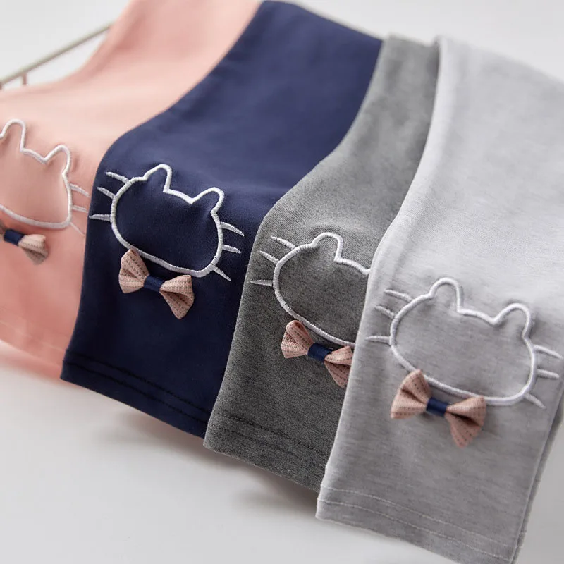 Milangel Leggings con lazo para niña – Pantalón cómodo de otoño - imagen 2