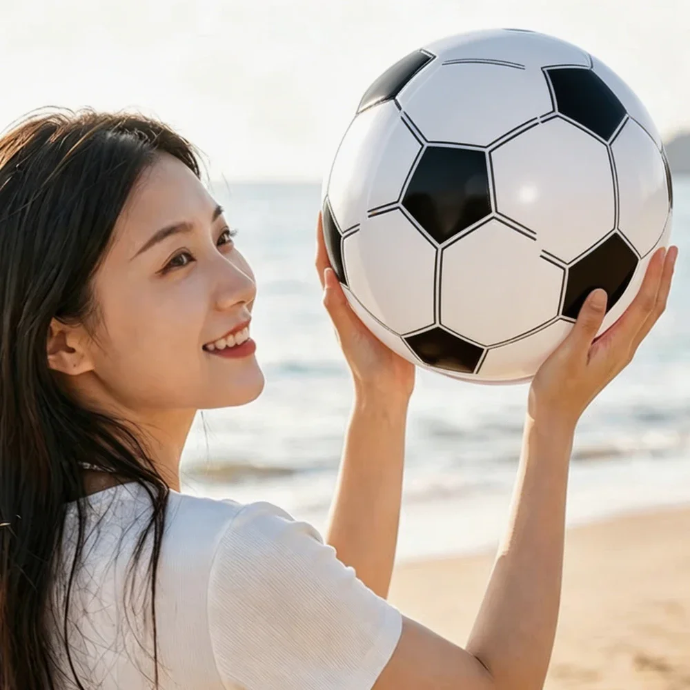 Balón de fútbol inflable de PVC para playa y piscina infantil - imagen 3