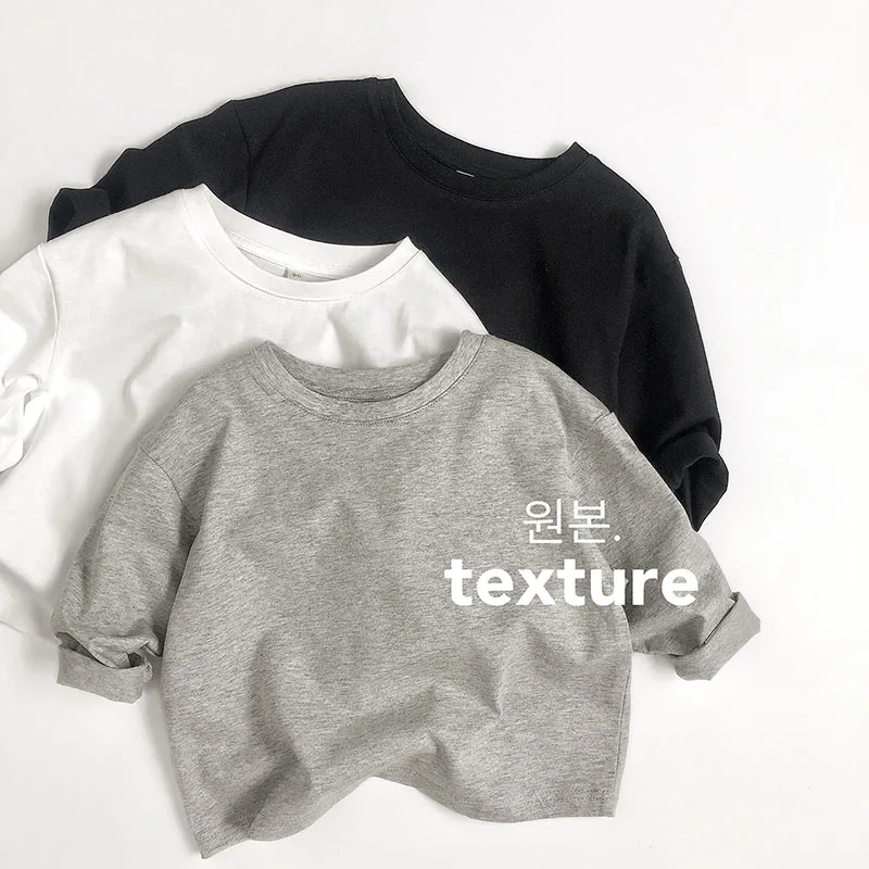 Camiseta infantil unisex MILANCEL con mangas enrolladas