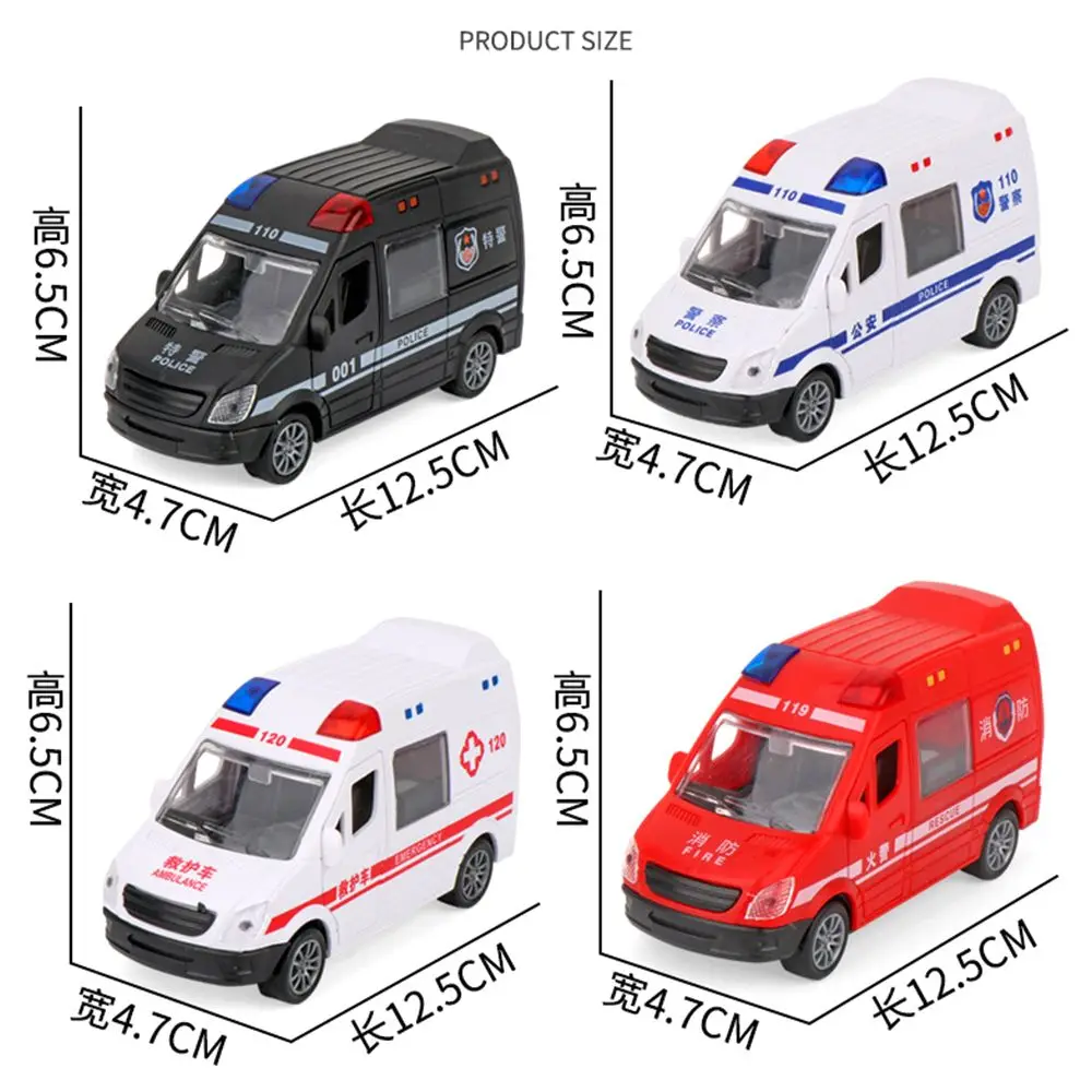Camión de bomberos inercial para niños – Juguete infantil con superficie lisa