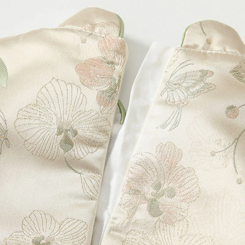 Pelele manga larga primavera para niña estilo chino con mariposa - imagen 5