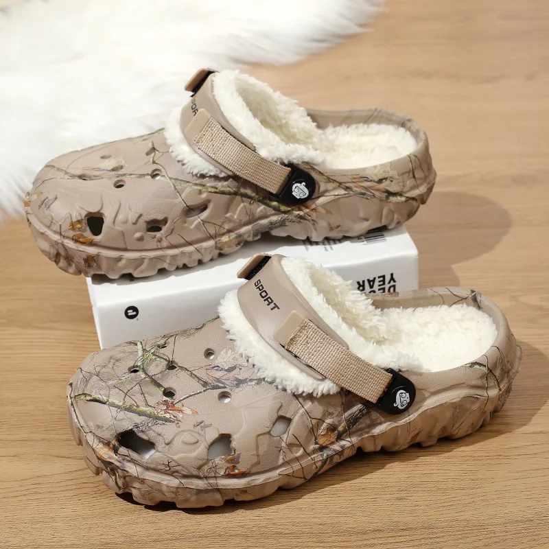 Winter Garden Zapatillas de casa con borreguito para niño, suaves - imagen 4