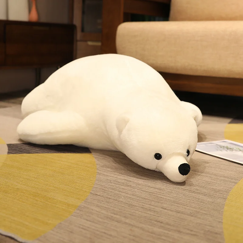 Regalo de cumpleaños con peluche oso blanco gigante