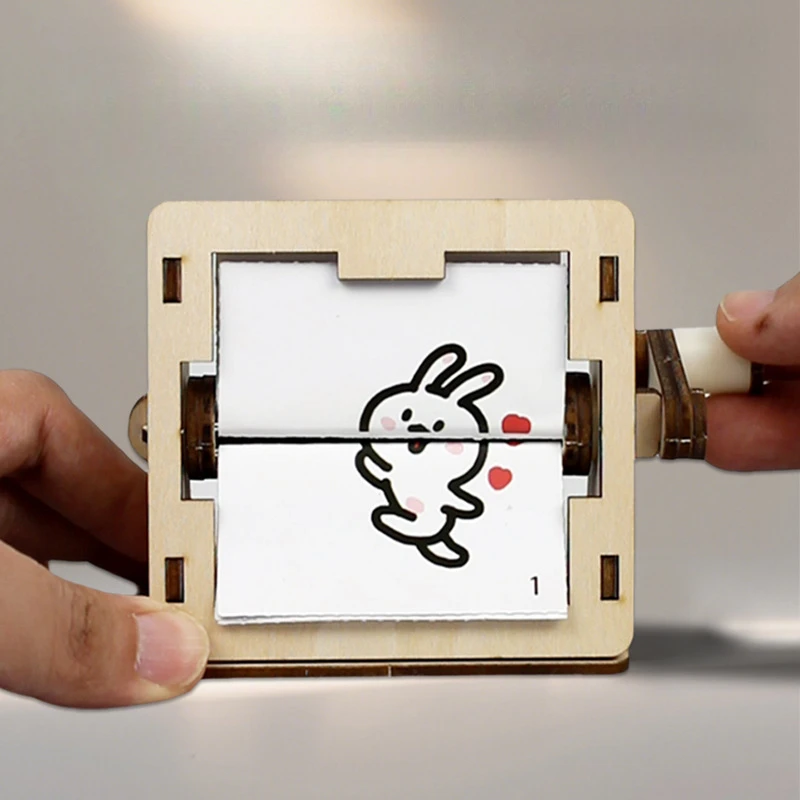 Kit de manualidades conejo giratorio – juguete educativo para niños - imagen 3