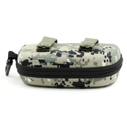 Funda de gafas infantiles de camuflaje con cadena