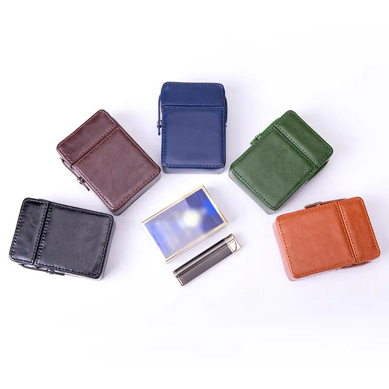 Estuche retro impermeable para cigarrillos con encendedor de regalo - imagen 5