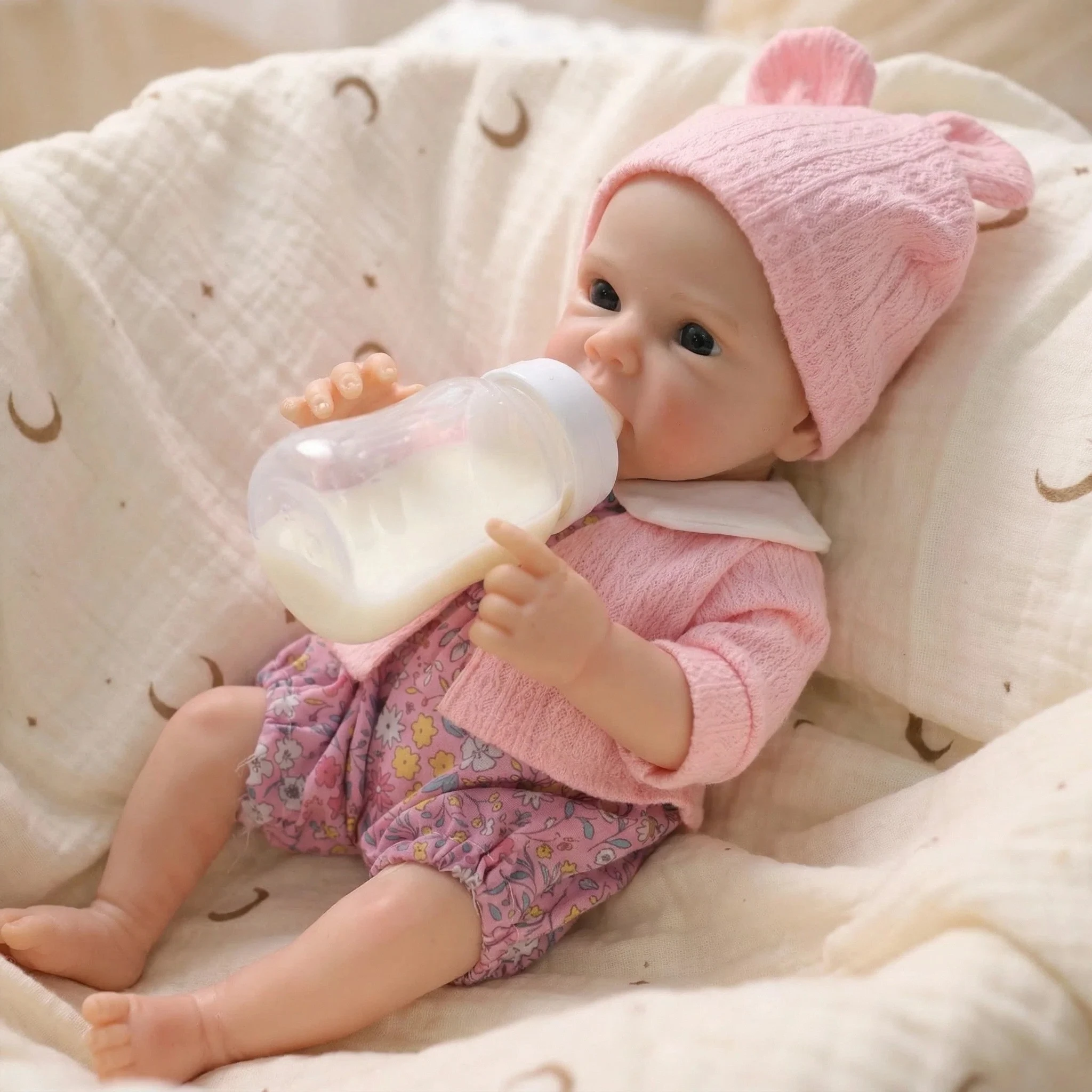 Muñeca Reborn NPK Bettie de silicona, tacto realista 3D suave - imagen 3