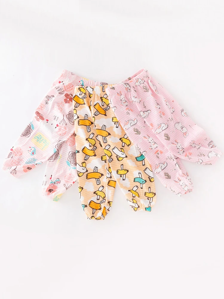 Pantalones sueltos para niño con estampado de animales y antimosquitos - imagen 2