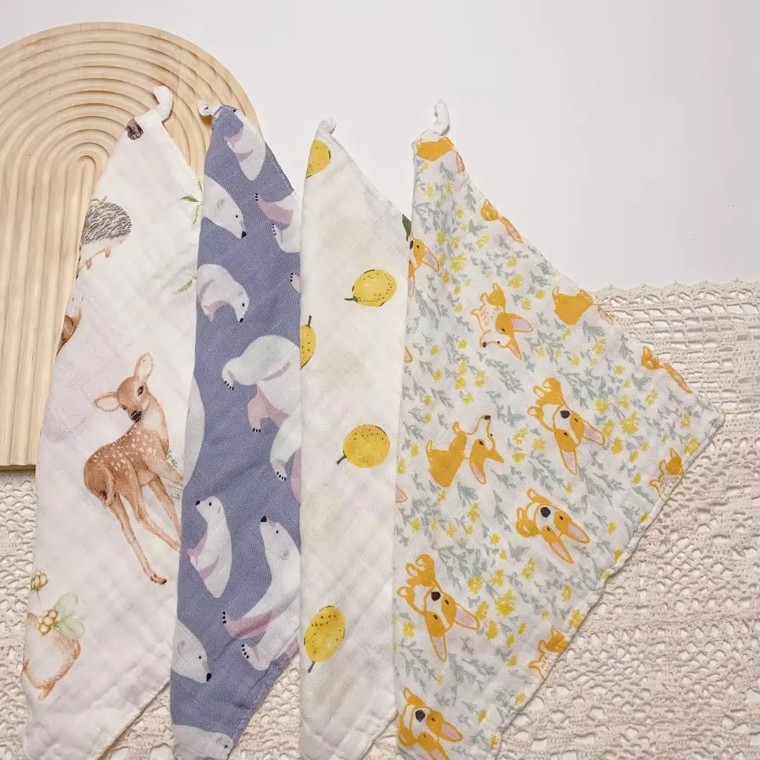 Toalla muselina de algodón bambú para bebé – Suave y absorbente - imagen 4