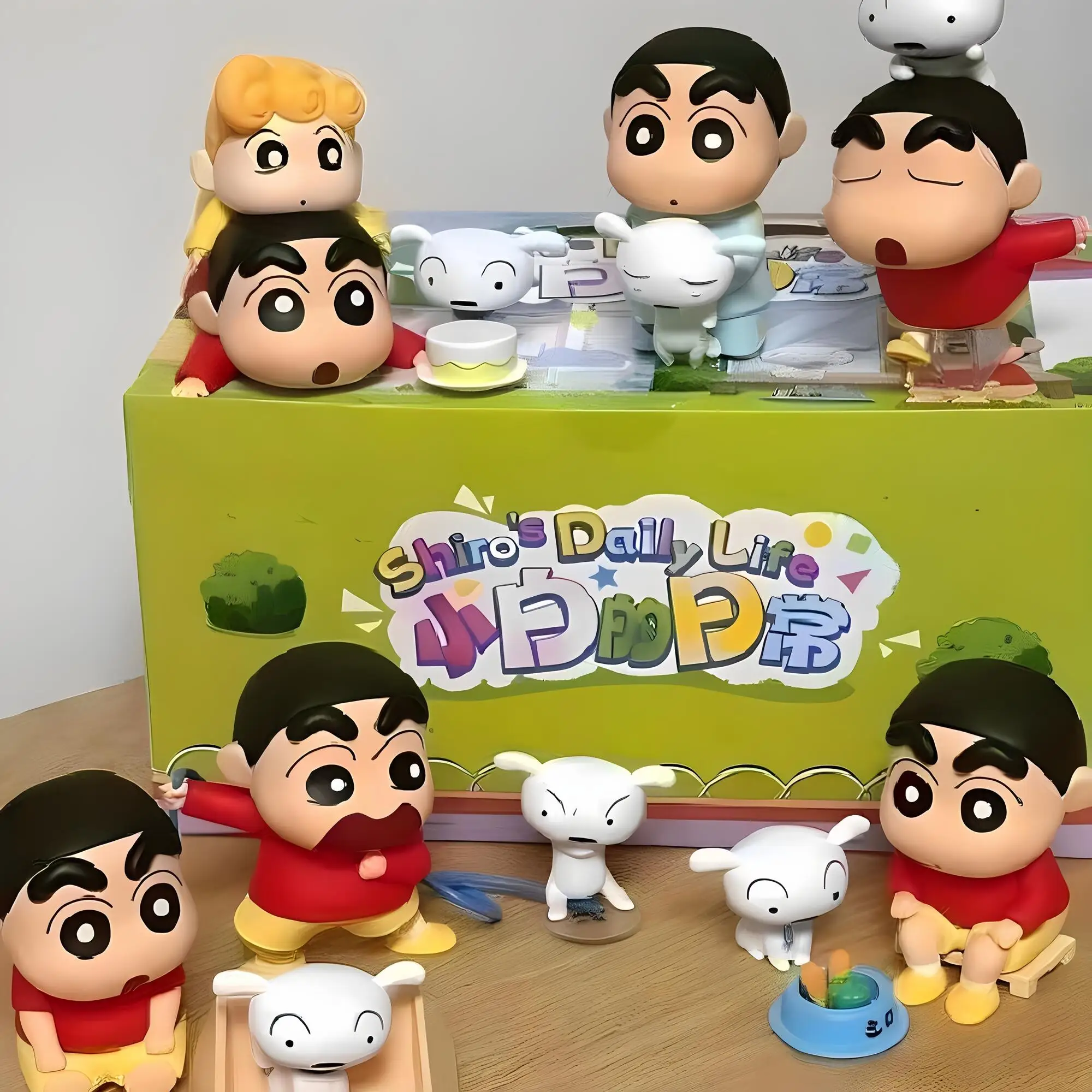 Figuras de caja ciega Shin Chan vida diaria en mini muñecos - imagen 4