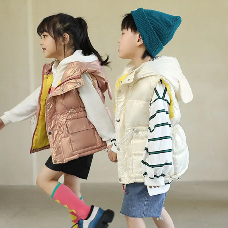 Chaleco cálido de invierno, algodón para niños y niñas - imagen 2
