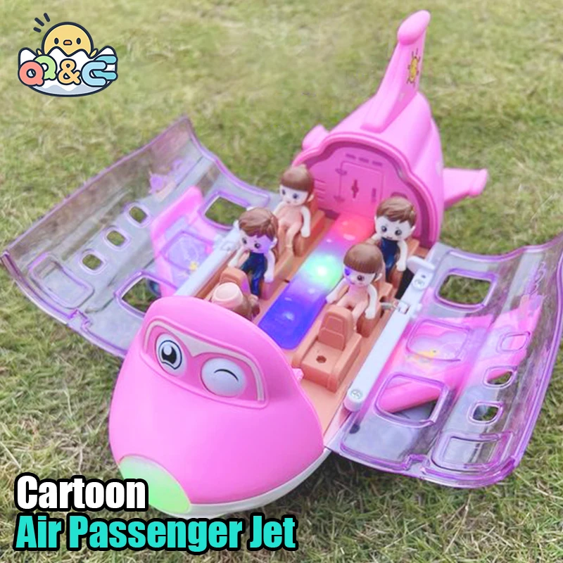 Avión musical transformable 2 en 1 para niños