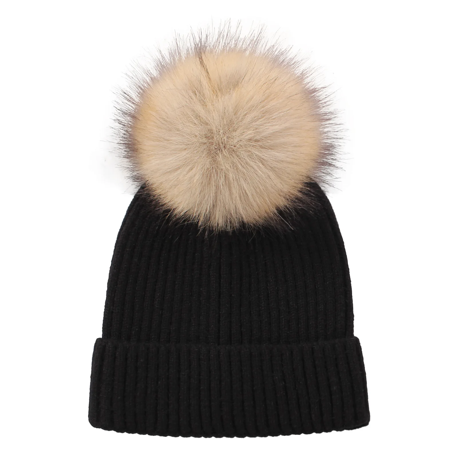 Gorro de lana cálido para bebé – tejido esponjoso a ganchillo - imagen 2