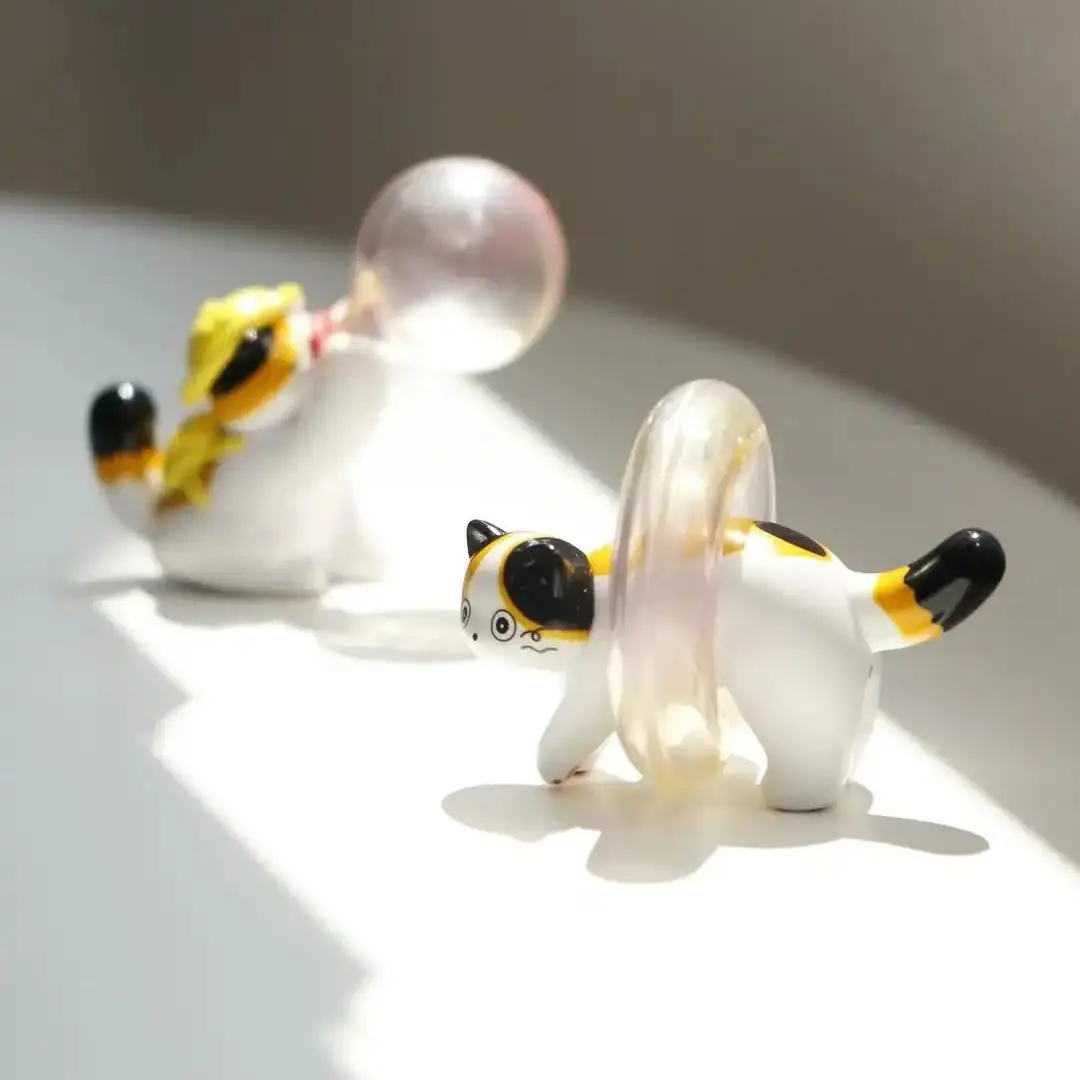 Qualia figura gatito baño – Juguete infantil para burbujas - imagen 4