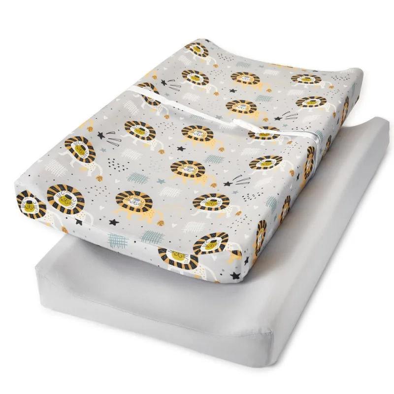 Funda cambiador bebé: sábana ajustable de algodón impermeable - imagen 5