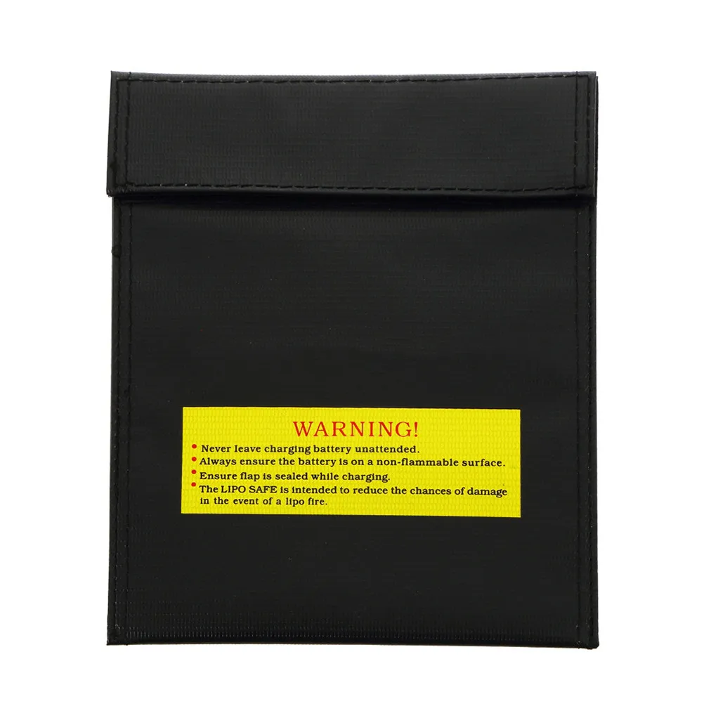 Bolsa de seguridad para baterías LiPo RC ignífuga