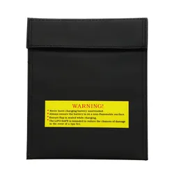 Bolsa de seguridad para baterías LiPo RC ignífuga