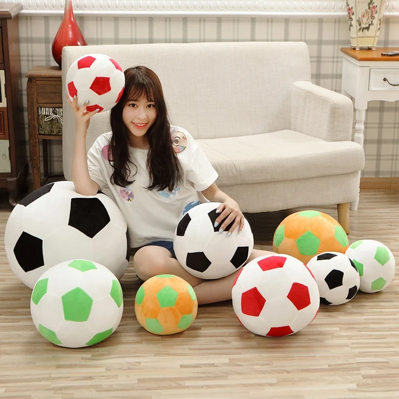 Muñeco de peluche estilo balón fútbol para niño