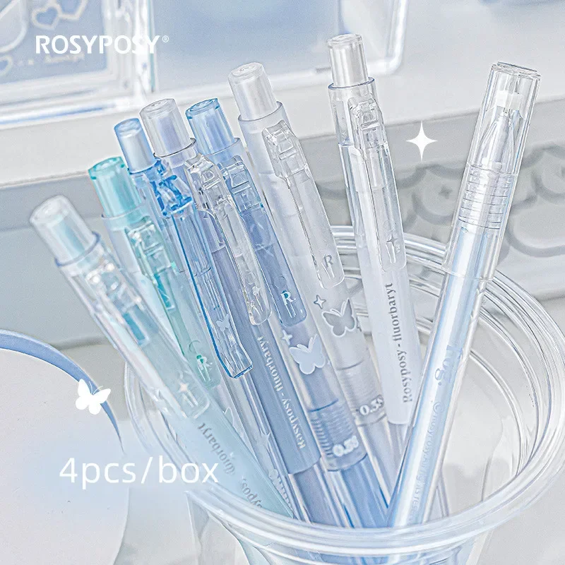 Bolígrafos gel 0.5mm azul negro escolar para niños - imagen 3