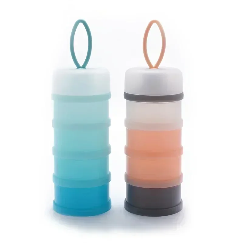 Dispensador portátil de leche en polvo para bebé con compartimentos - imagen 4