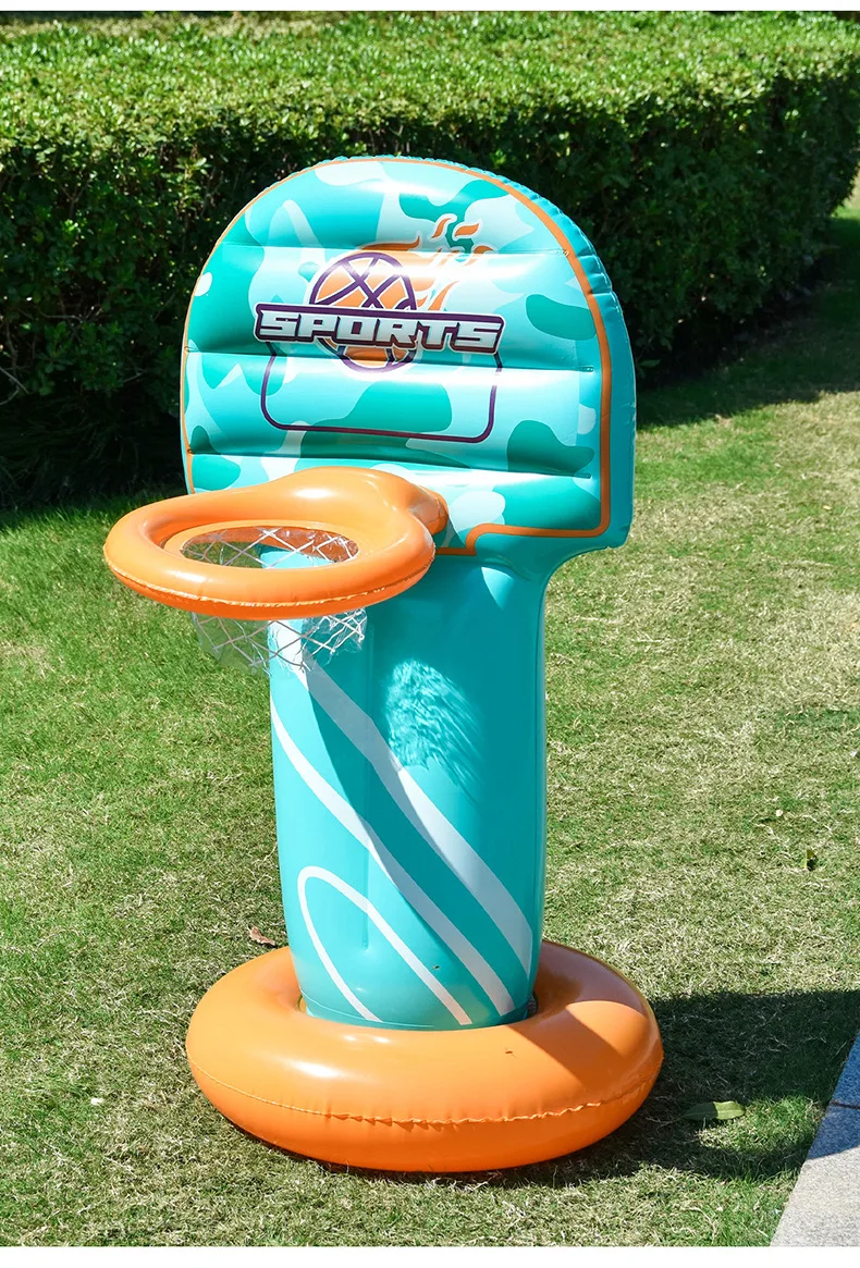 Marco de baloncesto inflable para piscina