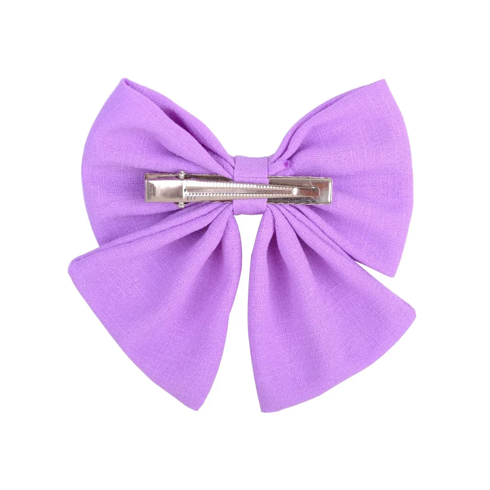 Lazo de algodón para niña – Diadema artesanal multicolores - imagen 4
