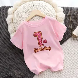 Camiseta cumpleaños niño con donut – Top festivo para niños