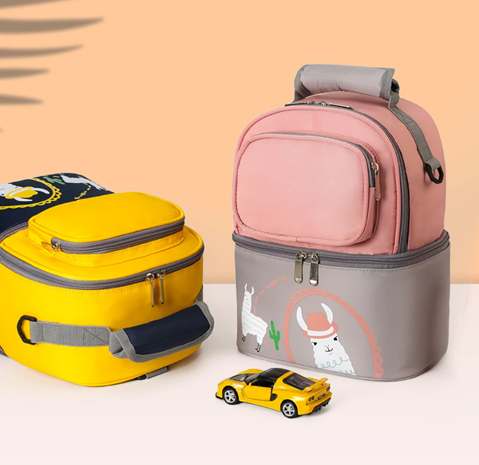 Bolsa aislante para leche materna, diseño infantil