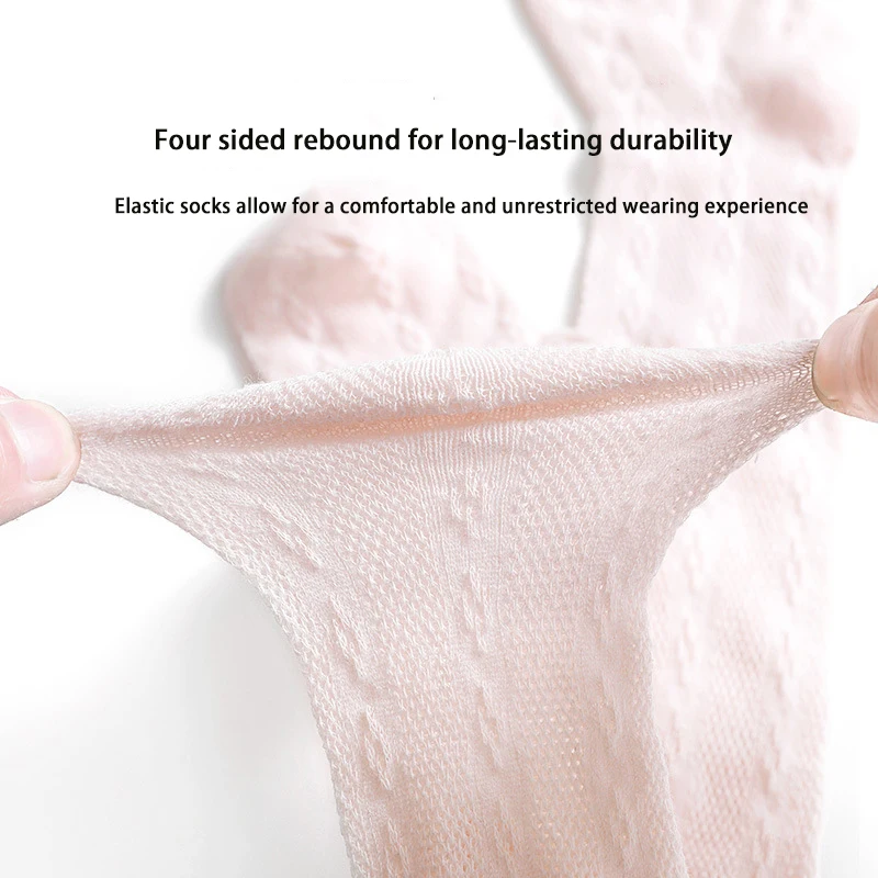 Calcetines largos de malla sin costuras para bebé, antimosquitos - imagen 3