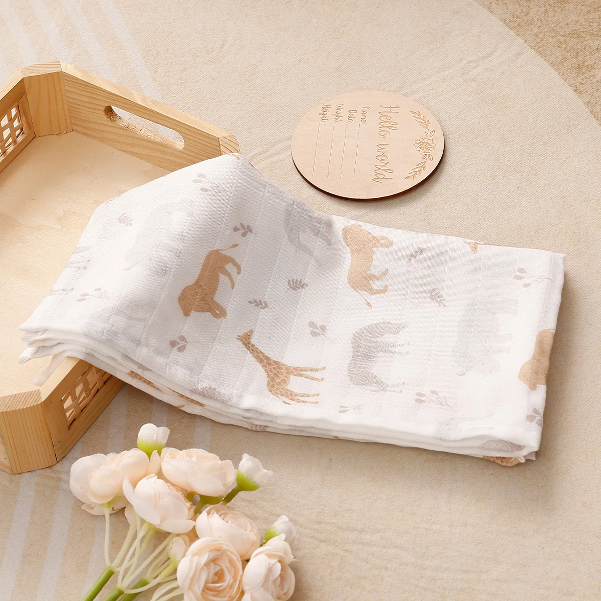 Babero de muselina Kangobaby suave y absorbente para bebé nuevo - imagen 3