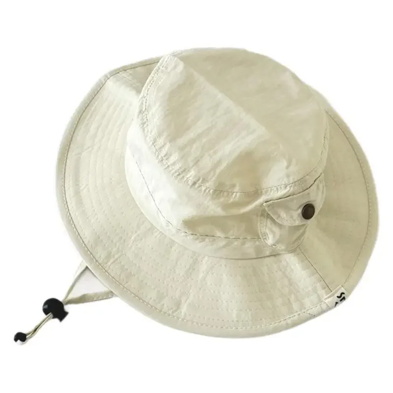 Sombrero de cubo infantil de color sólido para verano y playa - imagen 5
