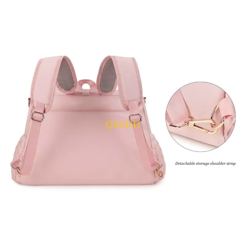 Detalle de los bolsillos de la bolsa pañales QX2D