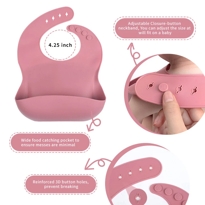 Vajilla infantil de silicona con ventosas y utensilios para bebé - imagen 5