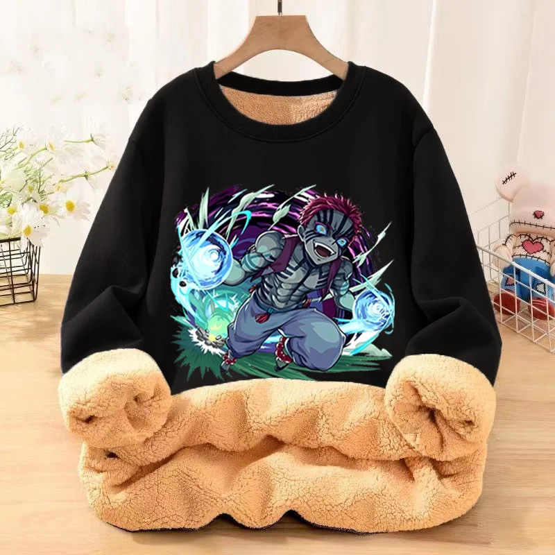 Sudadera de forro polar Akaza con diseño de Demon Slayer