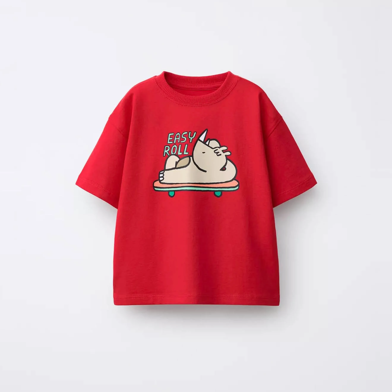 Camiseta infantil holgada con dibujos animados