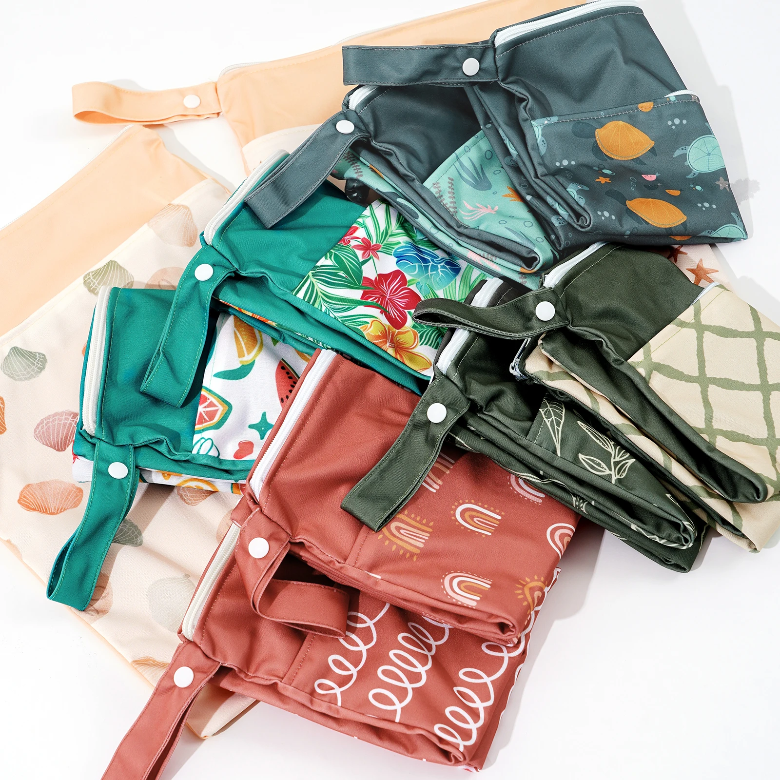 Bolsa de pañales impermeable bebé – Para playa cochecito viaje - imagen 4