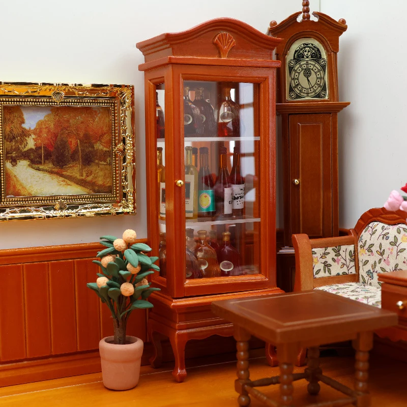 Armario miniatura madera casa muñecas – Muebles decorativos - imagen 2
