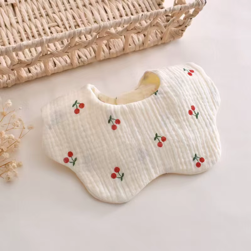 Baberos de muselina para recién nacido con estampado animal - imagen 3