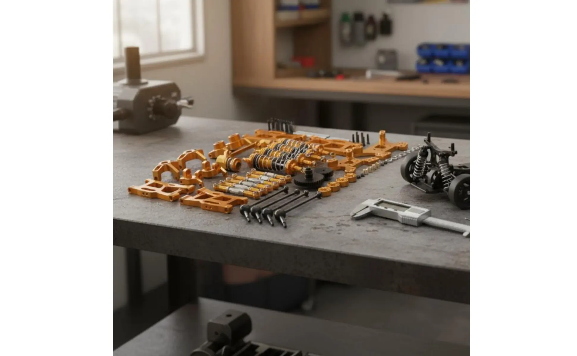 Kit de piezas metálicas para coche RC WLtoys