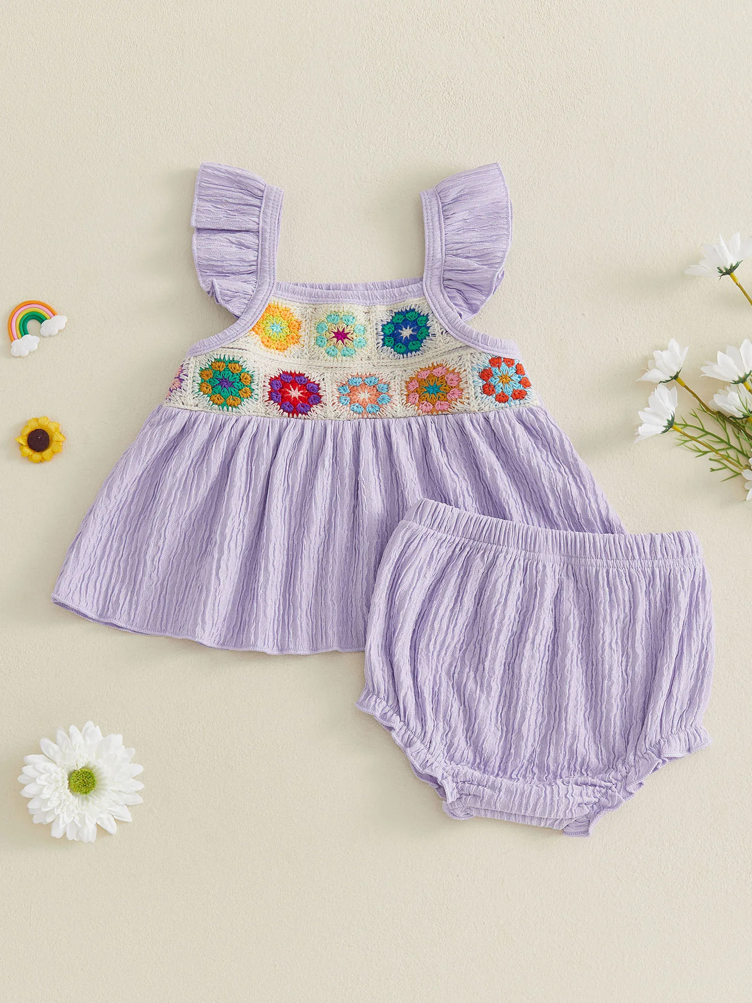 Conjunto multicolor para niña