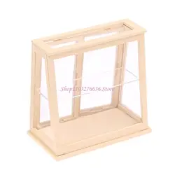 Mostrador pastel de madera para casas de muñecas panadería
