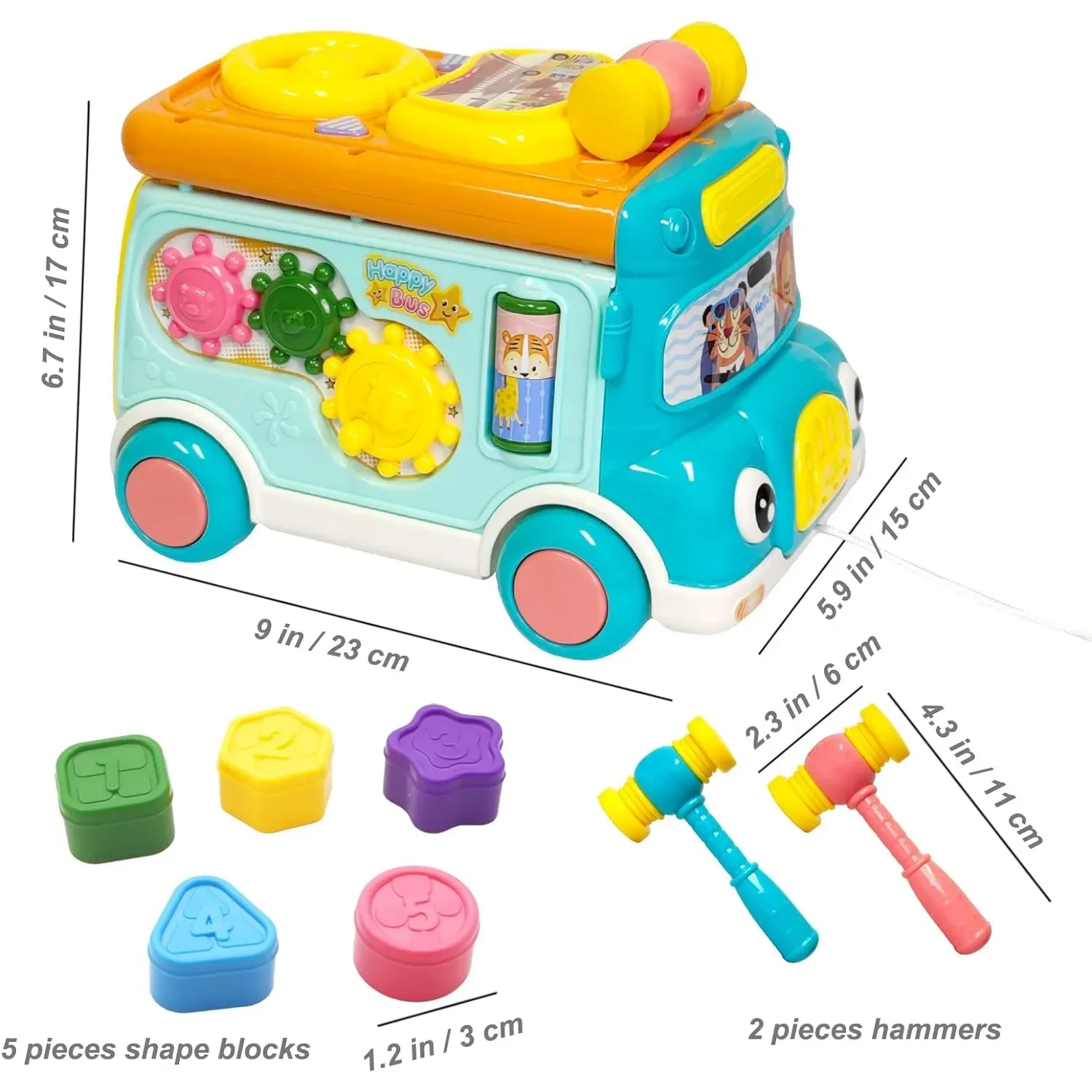 Juego Whack-a-Mole con martillos