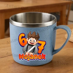 Wojan botella de agua infantil de acero inoxidable diseño adorable