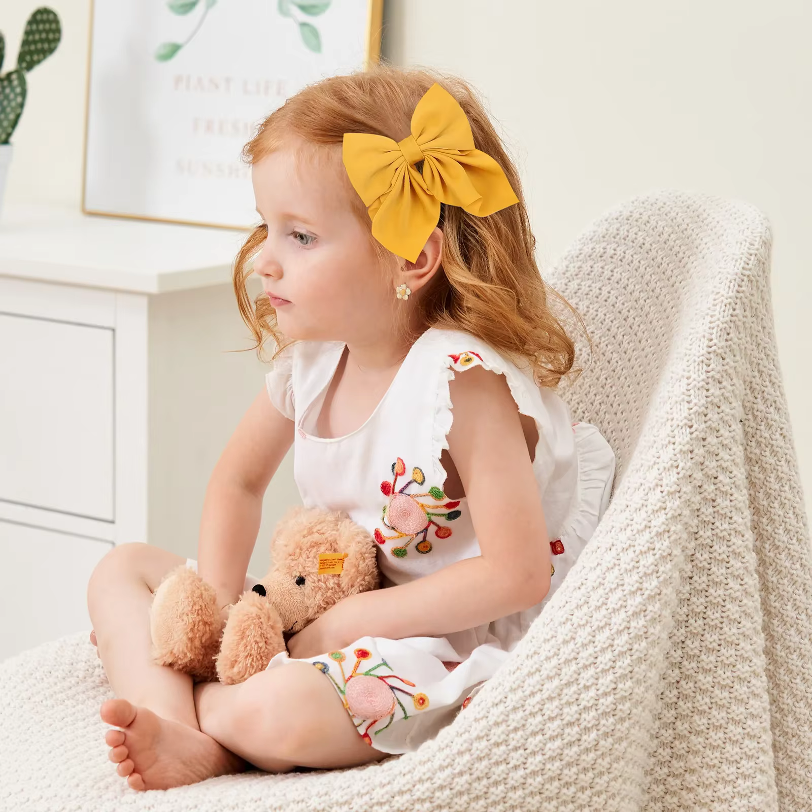 Conjunto Sweet – Pinzas y horquillas con lazos para pelo de niña - imagen 4