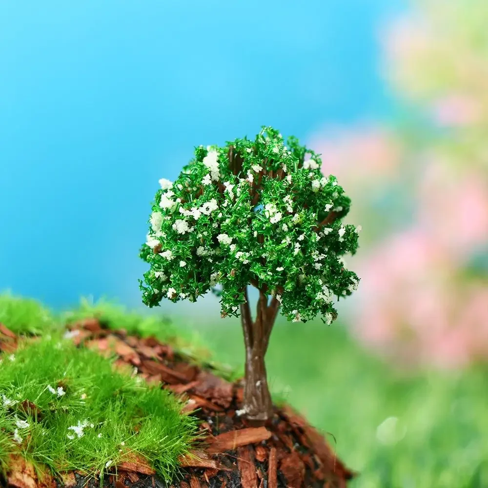 Árboles artificiales mini de sauce rosa para micro paisajes - imagen 5