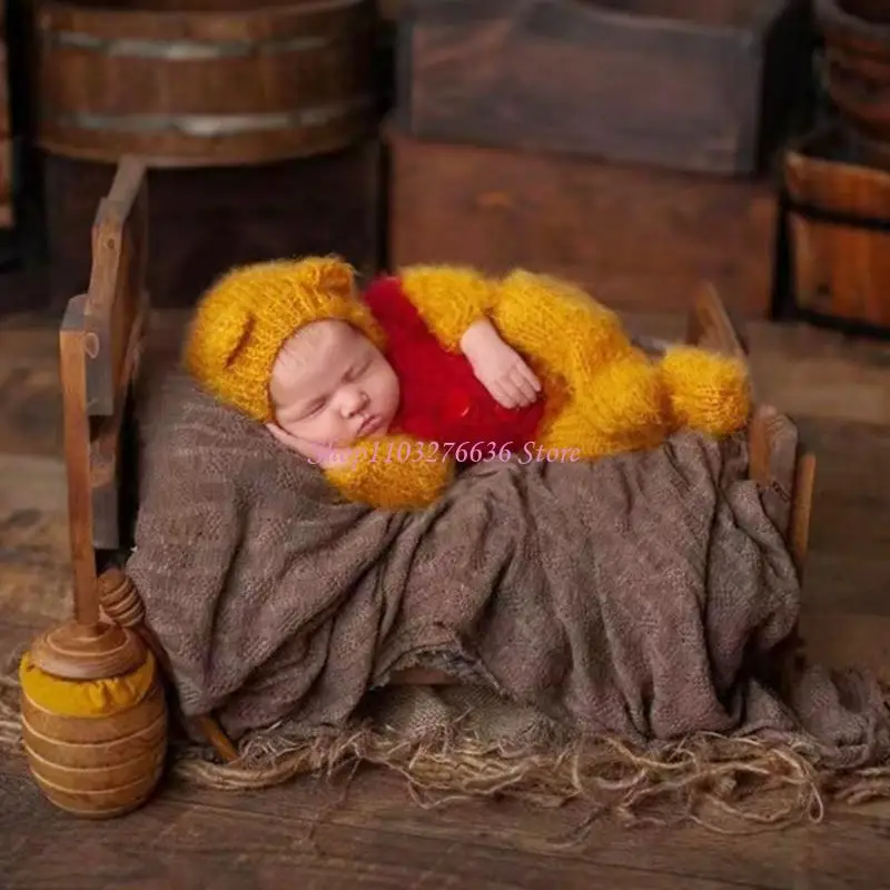 Accesorios para foto de recién nacido con estilo tierno - imagen 5