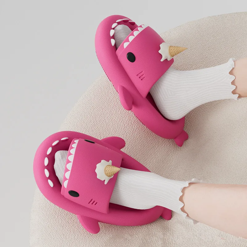 Zapatillas tiburón verano niños – Sandalias antideslizantes playa