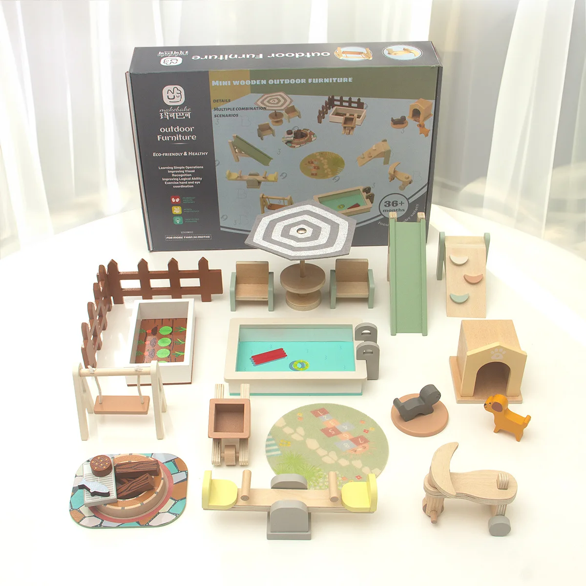Mobiliario en miniatura para decorar espacios