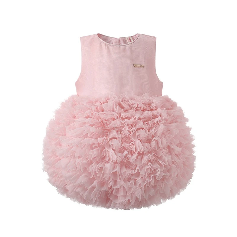 Vestido tutú princesa con lazo y falda abombada suave - imagen 3